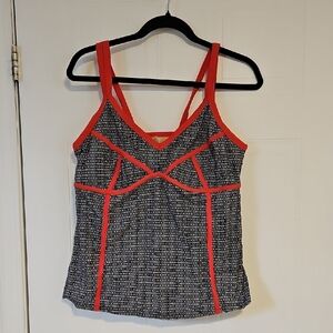 Cactus XL Womens Swimsuit Geometric Print Double Strap